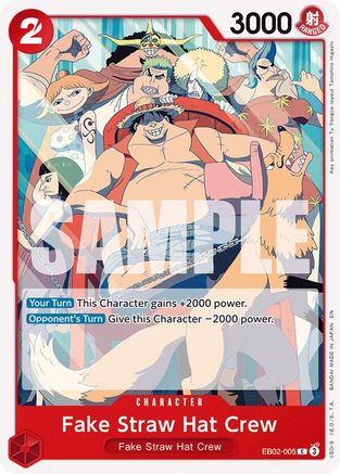 Fake Straw Hat Crew (EB02-005) - Extra Booster: Anime 25th Collection | Grognard Games