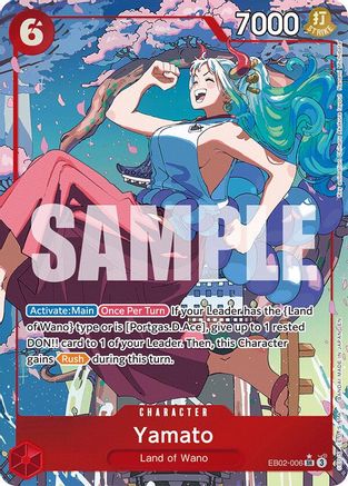 Yamato (Alternate Art) (EB02-006) - Extra Booster: Anime 25th Collection Foil | Grognard Games
