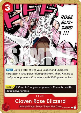 Cloven Rose Blizzard (EB02-007) - Extra Booster: Anime 25th Collection | Grognard Games
