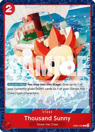 Thousand Sunny (EB02-009) - Extra Booster: Anime 25th Collection | Grognard Games