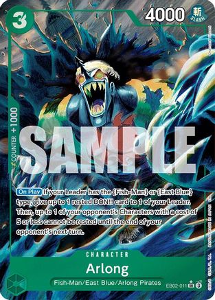 Arlong (Alternate Art) (EB02-011) - Extra Booster: Anime 25th Collection Foil | Grognard Games