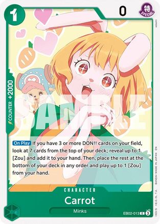 Carrot (EB02-013) - Extra Booster: Anime 25th Collection | Grognard Games