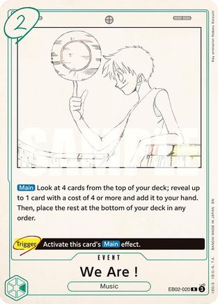 We Are! (EB02-020) - Extra Booster: Anime 25th Collection Foil | Grognard Games