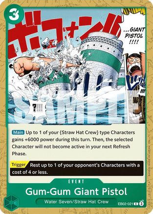 Gum-Gum Giant Pistol (EB02-021) - Extra Booster: Anime 25th Collection | Grognard Games