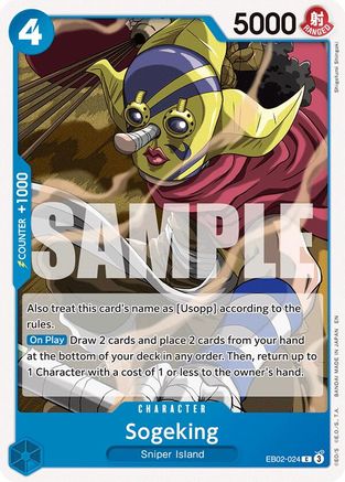 Sogeking (EB02-024) - Extra Booster: Anime 25th Collection | Grognard Games