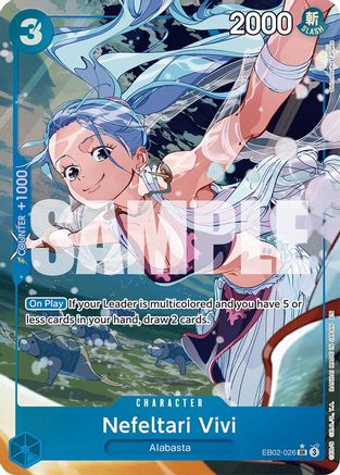 Nefeltari Vivi (Alternate Art) (EB02-026) - Extra Booster: Anime 25th Collection Foil | Grognard Games
