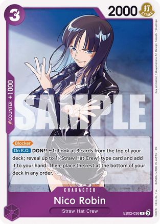 Nico Robin (EB02-036) - Extra Booster: Anime 25th Collection Foil | Grognard Games