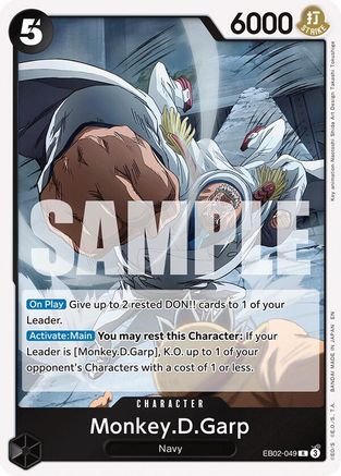 Monkey.D.Garp (EB02-049) - Extra Booster: Anime 25th Collection Foil | Grognard Games