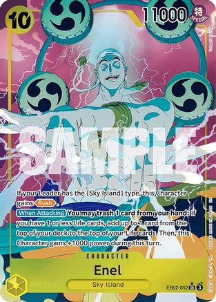 Enel (Alternate Art) (EB02-052) - Extra Booster: Anime 25th Collection Foil | Grognard Games