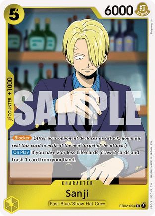 Sanji (EB02-054) - Extra Booster: Anime 25th Collection Foil | Grognard Games
