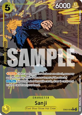 Sanji (Alternate Art) (EB02-054) - Extra Booster: Anime 25th Collection Foil | Grognard Games