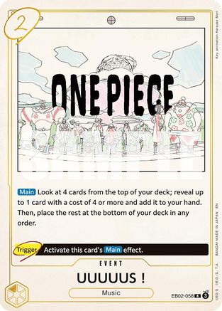 UUUUUS! (EB02-058) - Extra Booster: Anime 25th Collection Foil | Grognard Games
