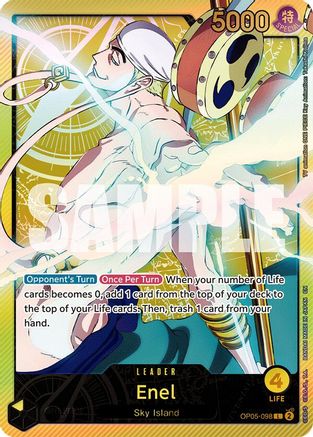 Enel (SPR) (OP05-098) - Extra Booster: Anime 25th Collection Foil | Grognard Games