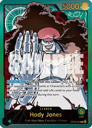 Hody Jones (SPR) (OP06-020) - Extra Booster: Anime 25th Collection Foil | Grognard Games