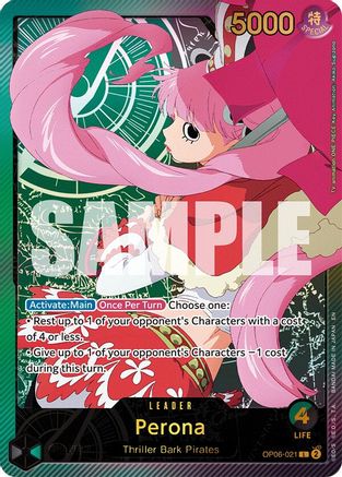 Perona (SPR) (OP06-021) - Extra Booster: Anime 25th Collection Foil | Grognard Games
