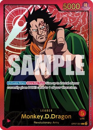 Monkey.D.Dragon (SPR) (OP07-001) - Extra Booster: Anime 25th Collection Foil | Grognard Games