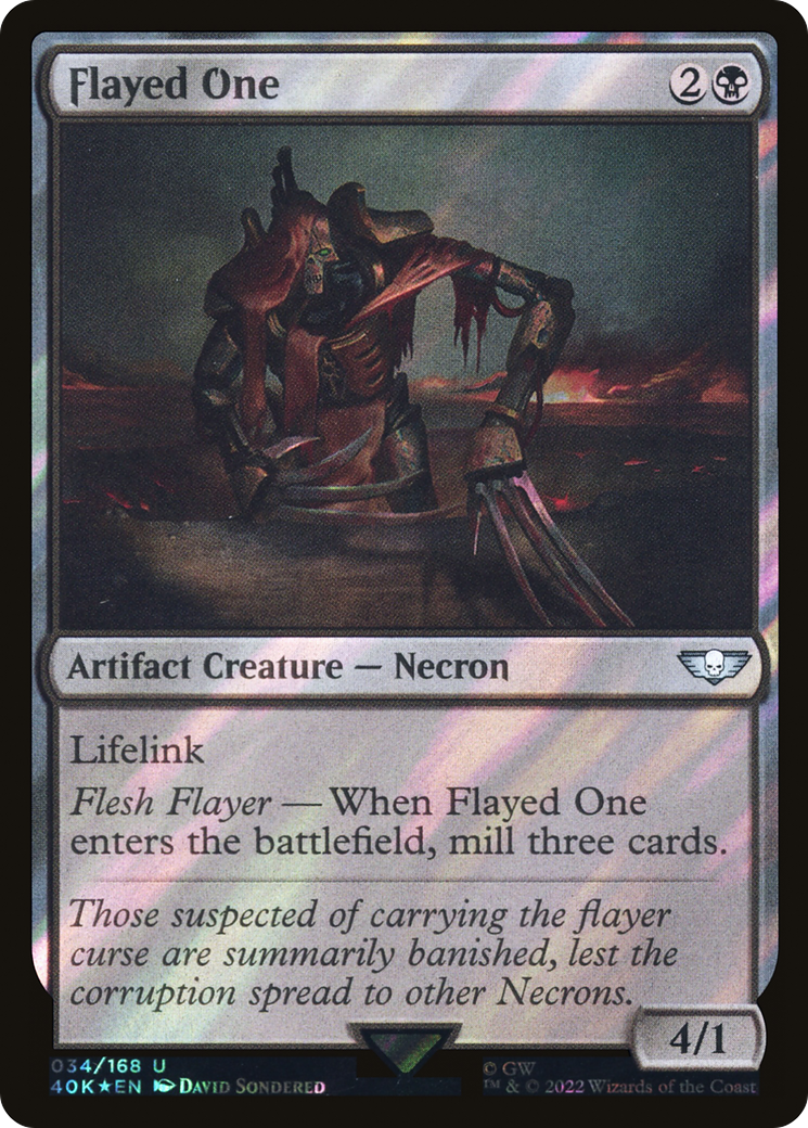 Flayed One (Surge Foil) [Universes Beyond: Warhammer 40,000] | Grognard Games