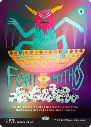 Font of Mythos (Rainbow Foil) (SLD-2075) - Secret Lair Drop Series Foil | Grognard Games