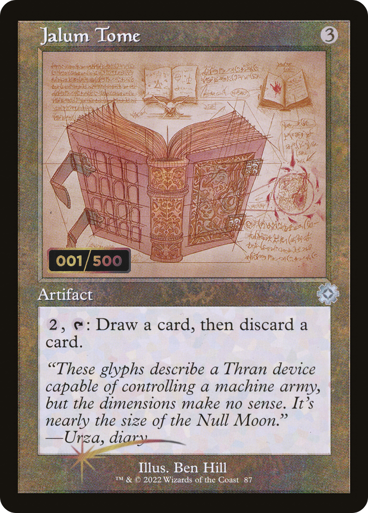 Jalum Tome (Retro Schematic) (Serial Numbered) [The Brothers' War Retro Artifacts] | Grognard Games