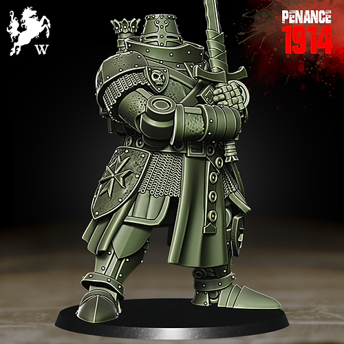 Trench Stench: Crusaders - Heavy Crusader Zweihander | Grognard Games