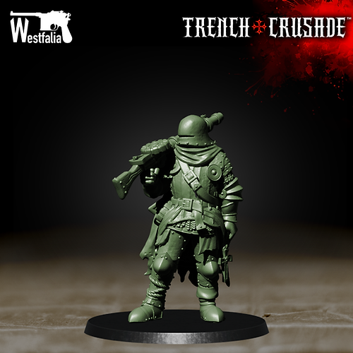 Trench Stench: Red Brigade - Shock Trooper Lewis Gun | Grognard Games