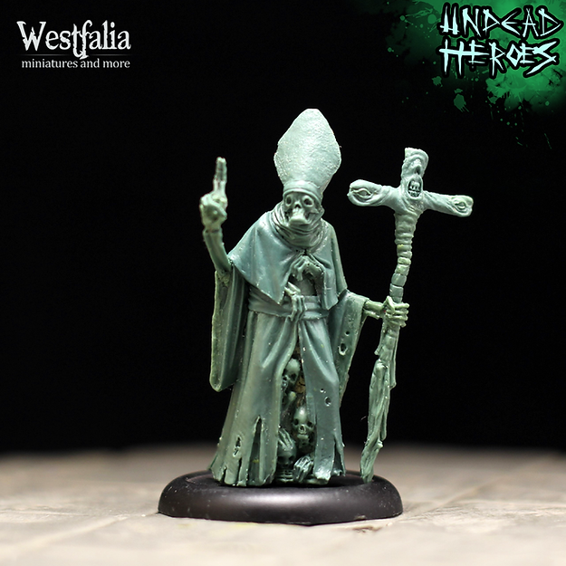 Westfalia Miniatures: Large Bone Pope | Grognard Games