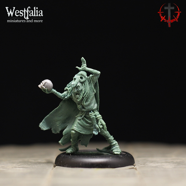 Westfalia Miniatures: Urtwe the Necromancer | Grognard Games