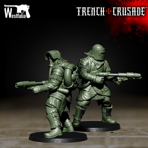 Trench Stench: Red Brigade - Flamethrowers | Grognard Games