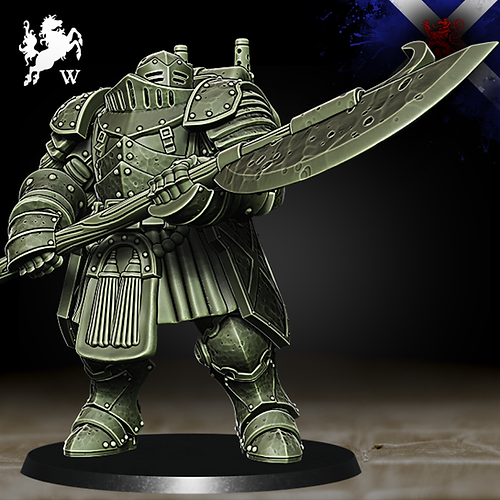 Trench Stench: Highlanders - Heavy Soldier with Axe | Grognard Games