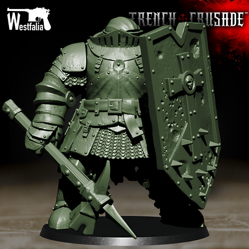Trench Stench: Red Brigade - MHI with Hammer and Shield | Grognard Games