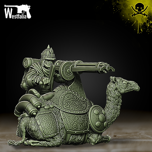 Trench Stench: Beduins of AlBadia - Camel Gun Gatling | Grognard Games