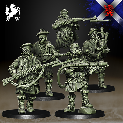 Trench Stench: Highlanders - Yeomen | Grognard Games