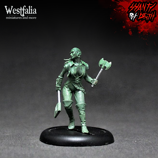 Westfalia Miniatures: 2nd Mate Shakeera Abbott | Grognard Games