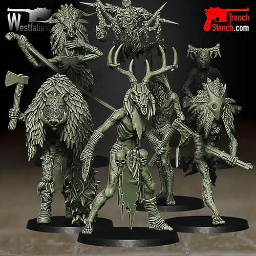 Trench Stench: Seething Black - Cultists | Grognard Games