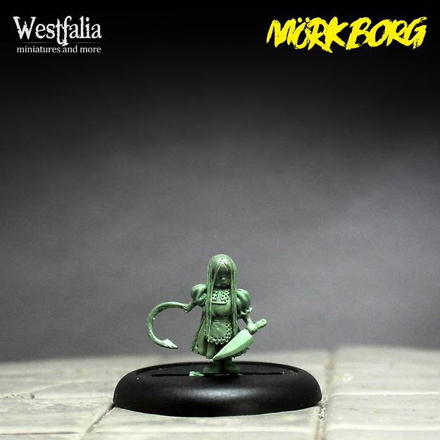 Westfalia Miniatures: Undead Doll with Hook (Mork Borg) | Grognard Games