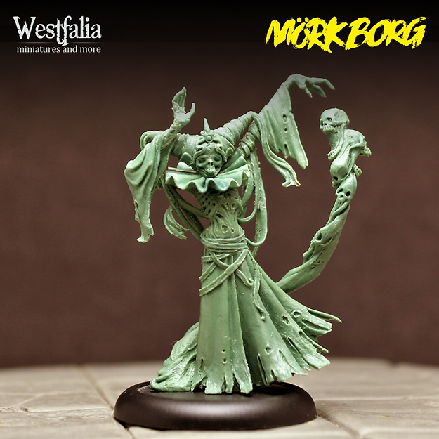 Westfalia Miniatures: Undead Necromancer (Mork Borg) | Grognard Games