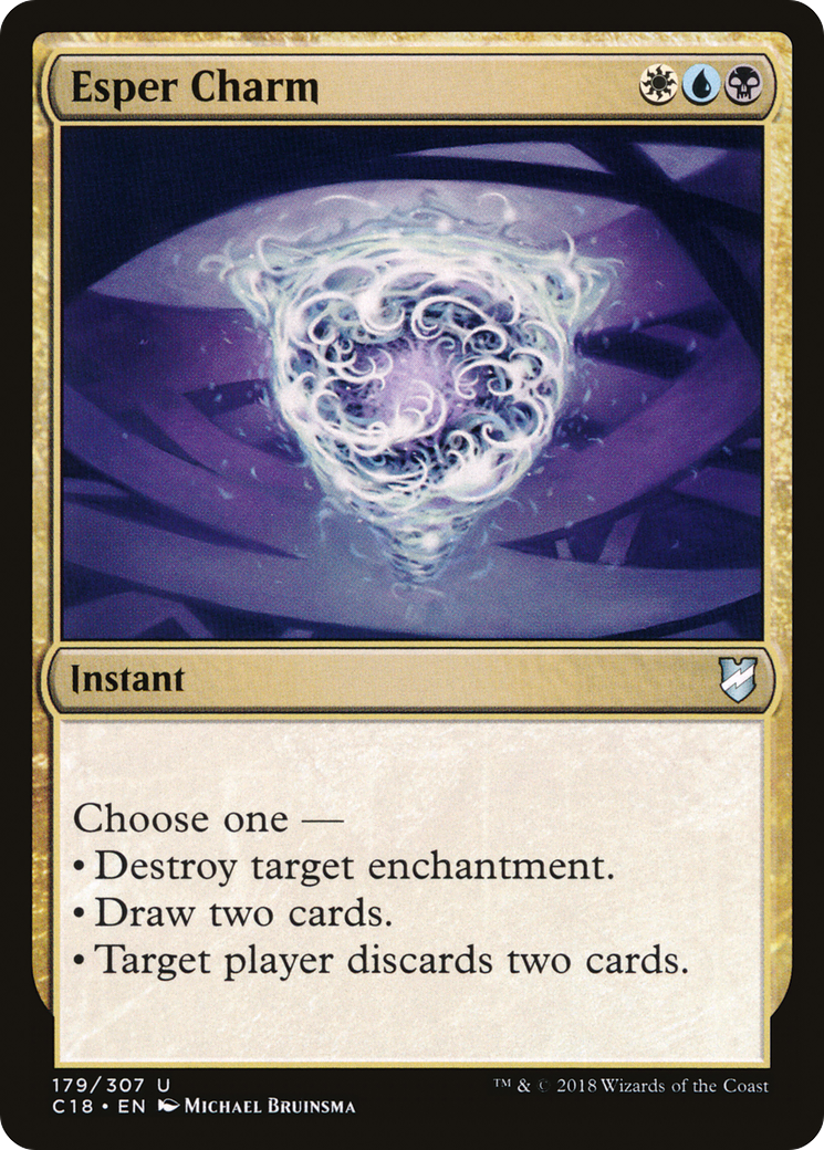 Esper Charm [Commander 2018] | Grognard Games