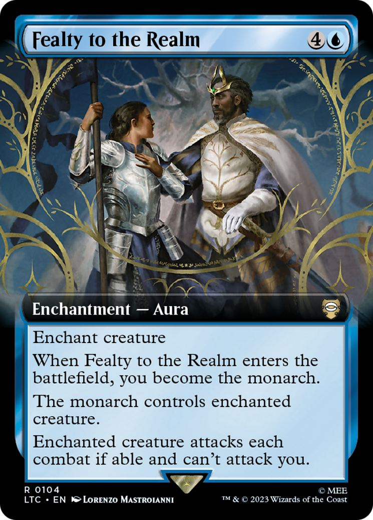 Fealty to the Realm (Extended Art) [The Lord of the Rings: Tales of Middle-Earth Commander] | Grognard Games