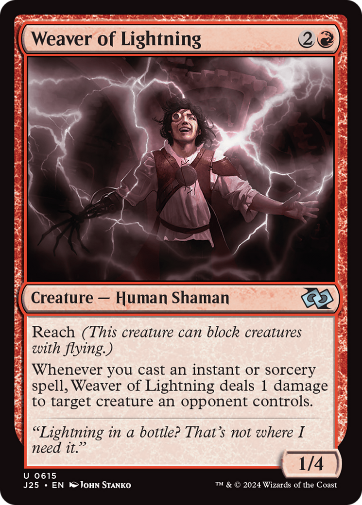 Weaver of Lightning [Foundations Jumpstart] | Grognard Games