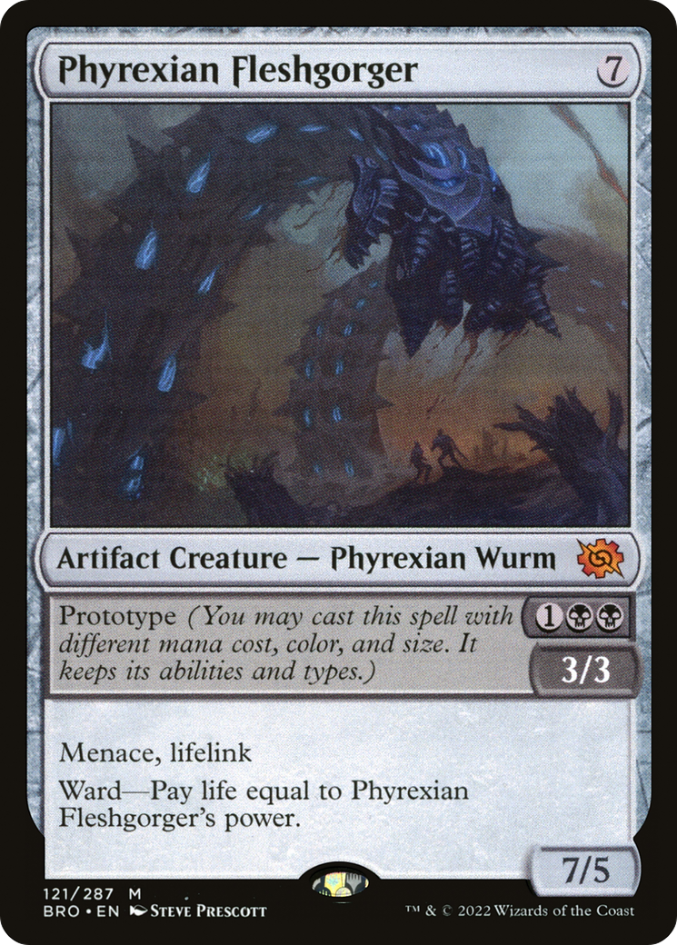 Phyrexian Fleshgorger [The Brothers' War] | Grognard Games