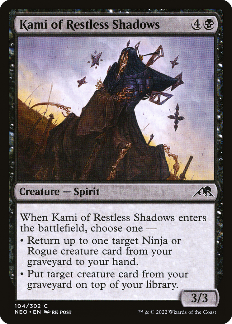 Kami of Restless Shadows [Kamigawa: Neon Dynasty] | Grognard Games