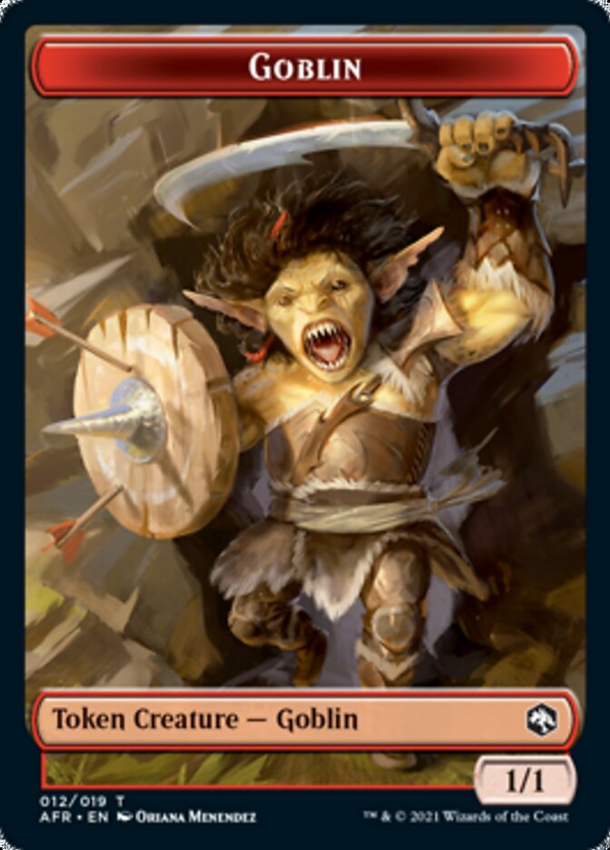 Dungeon of the Mad Mage // Goblin Double-Sided Token [Dungeons & Dragons: Adventures in the Forgotten Realms Tokens] | Grognard Games