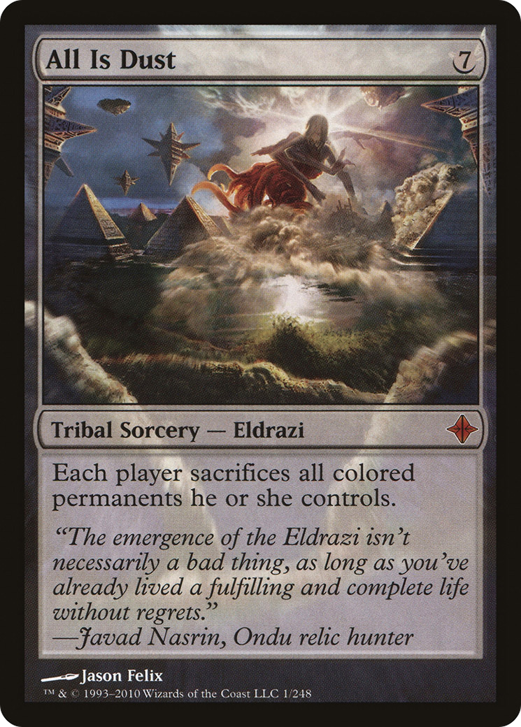 All Is Dust [Rise of the Eldrazi] | Grognard Games