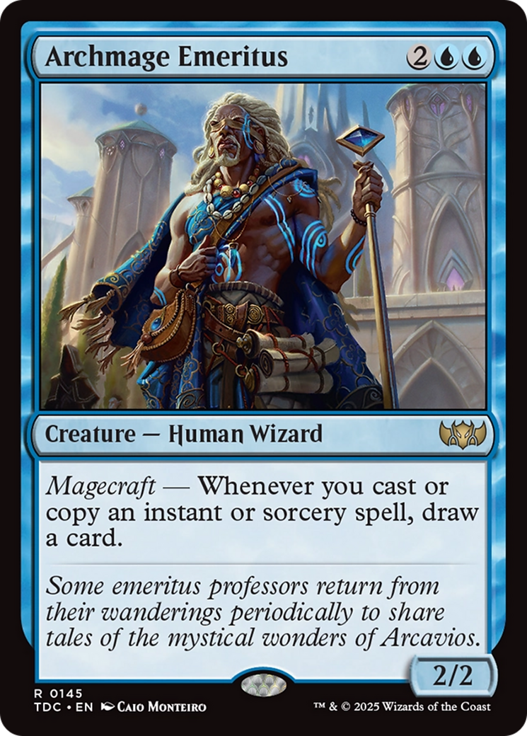 Archmage Emeritus [Tarkir: Dragonstorm Commander] | Grognard Games