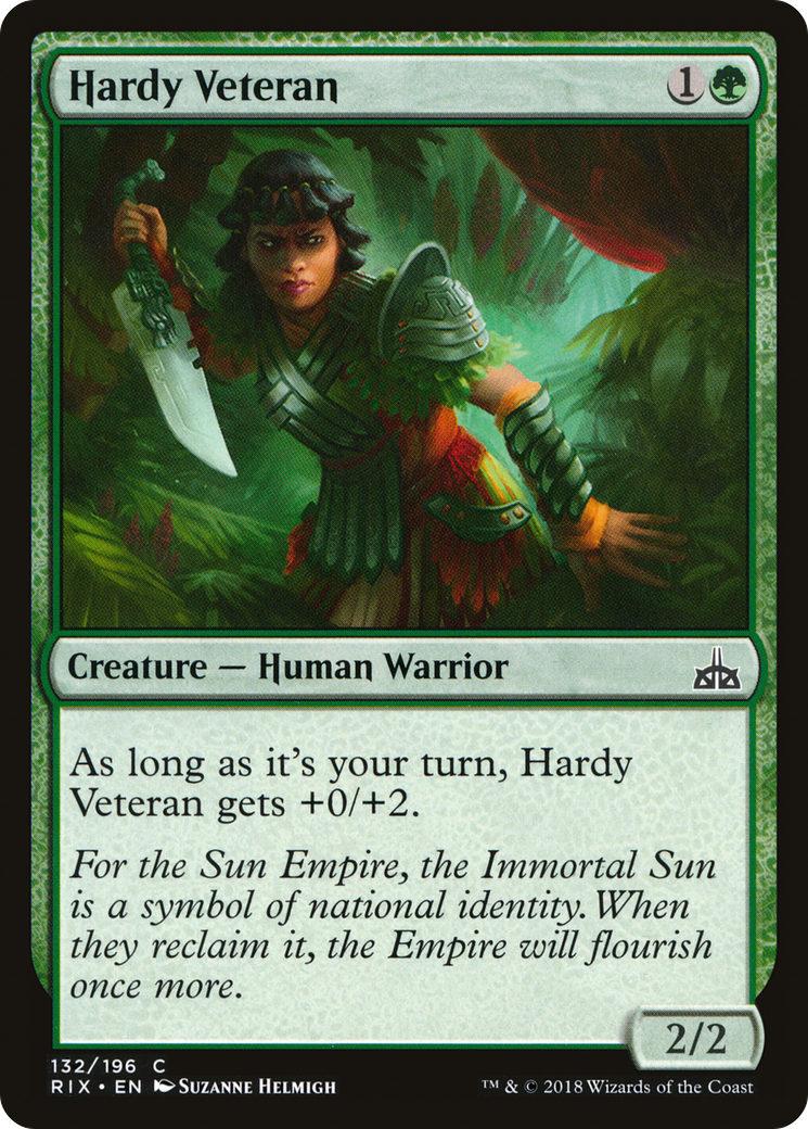 Hardy Veteran [Rivals of Ixalan] | Grognard Games