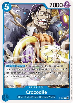 Crocodile (Store 2-on-2 Battle 2025) (P-082) - One Piece Promotion Cards | Grognard Games