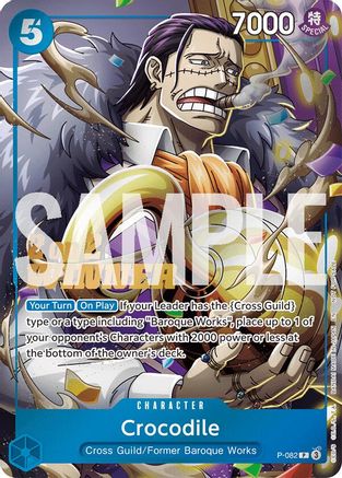 Crocodile (Store 2-on-2 Battle 2025 Winner) (P-082) - One Piece Promotion Cards Foil | Grognard Games