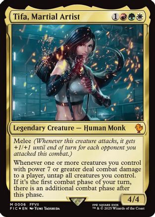 Tifa, Martial Artist (FIC-006) - Commander: FINAL FANTASY | Grognard Games