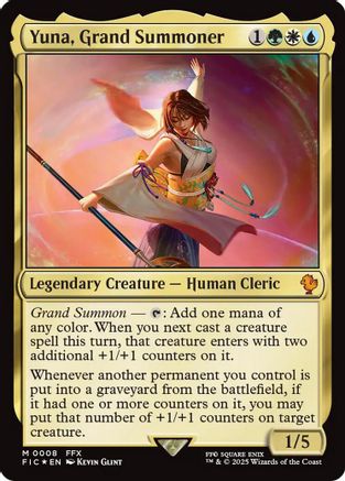 Yuna, Grand Summoner (FIC-008) - Commander: FINAL FANTASY | Grognard Games