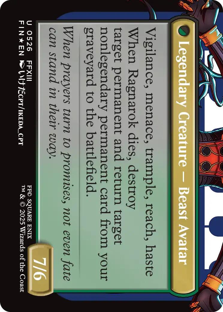Fang, Fearless l'Cie (Borderless) (Surge Foil) [FINAL FANTASY] | Grognard Games